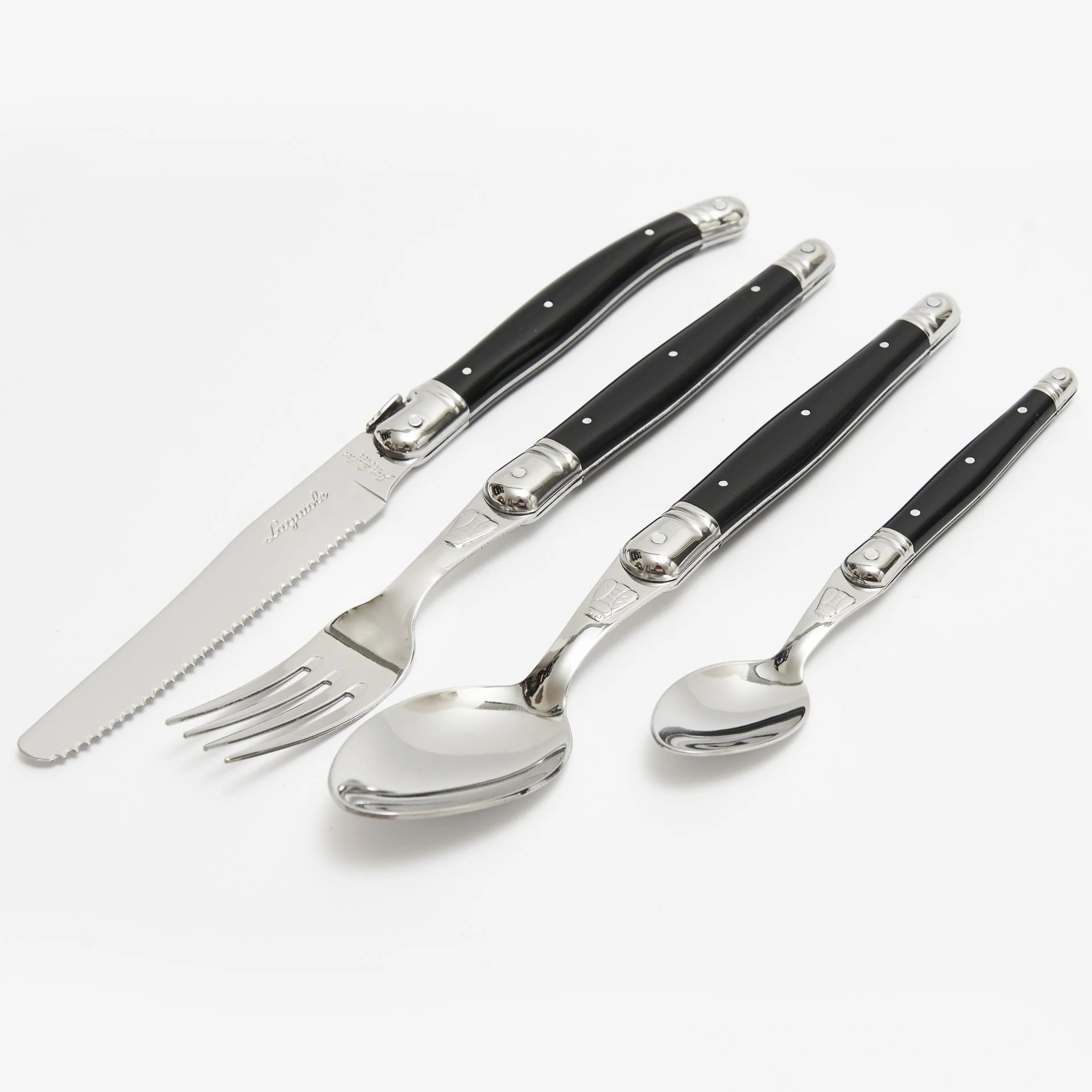 Boxed Set for 6 Tea Spoons - Black - Image 3