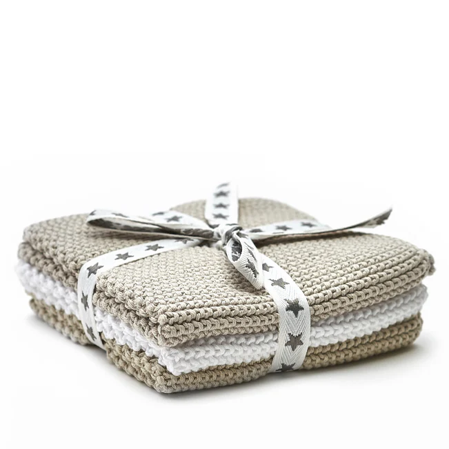 Grey Hand Towels, Set of 3 - Image 5