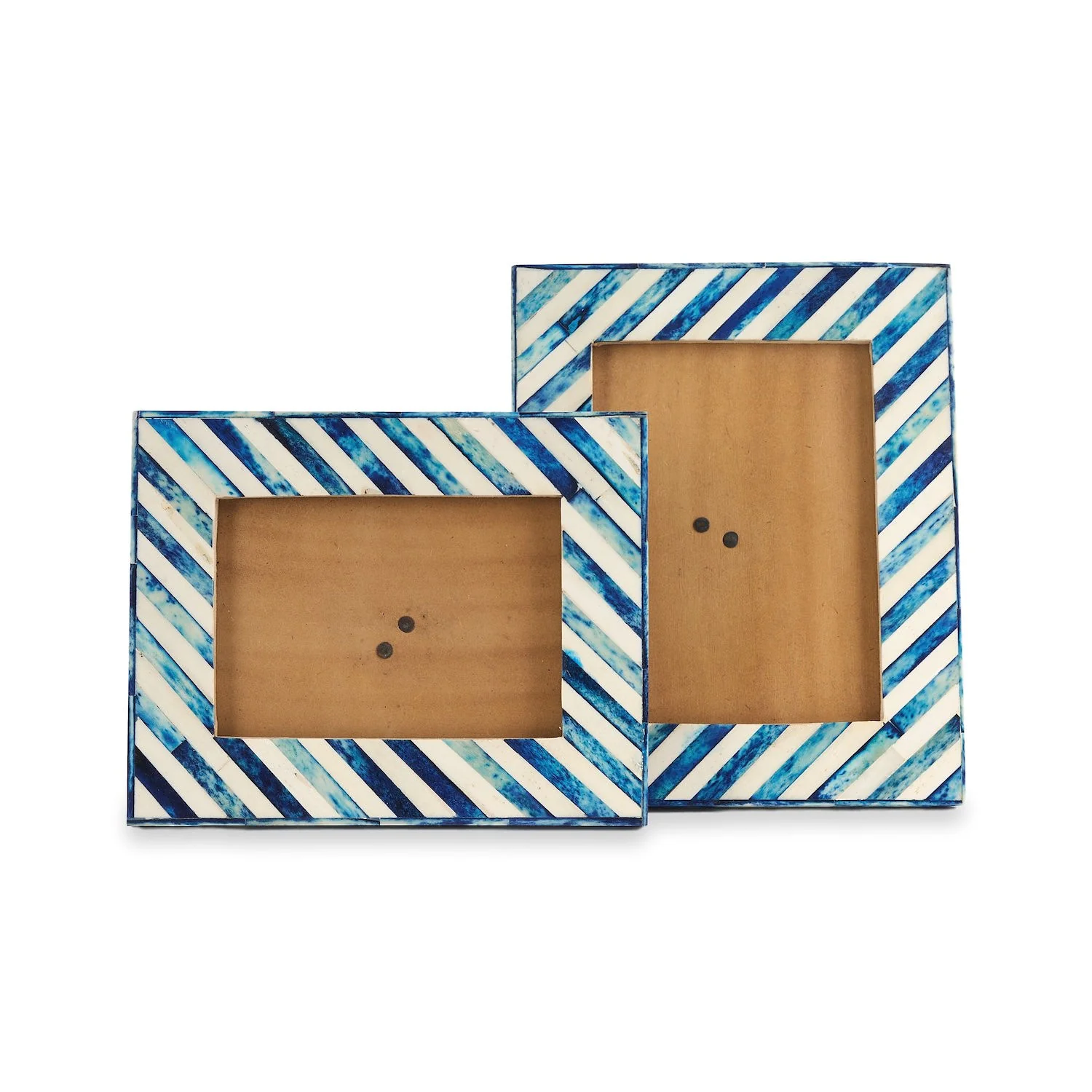 Blue Picture Frame & Knitted Blanket Baby Gift Set - Image 3