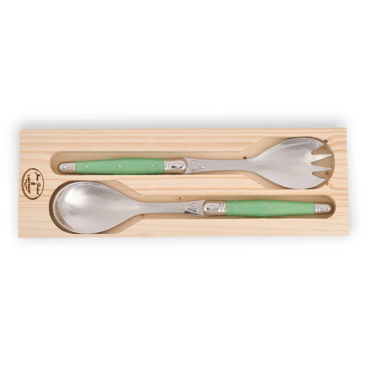 Boxed Salad Servers - Green