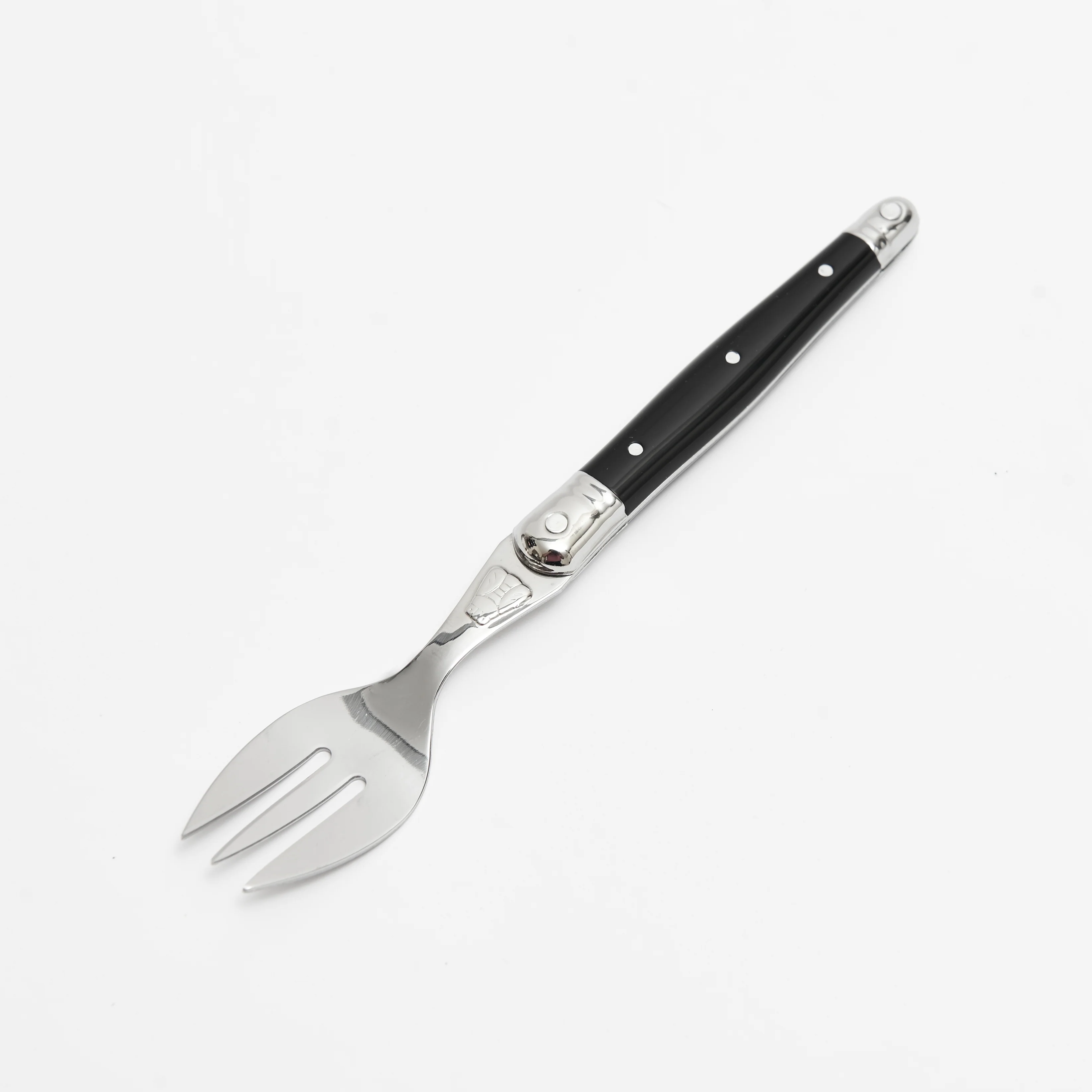 Boxed Set for 6 cake forks - Black - Image 2