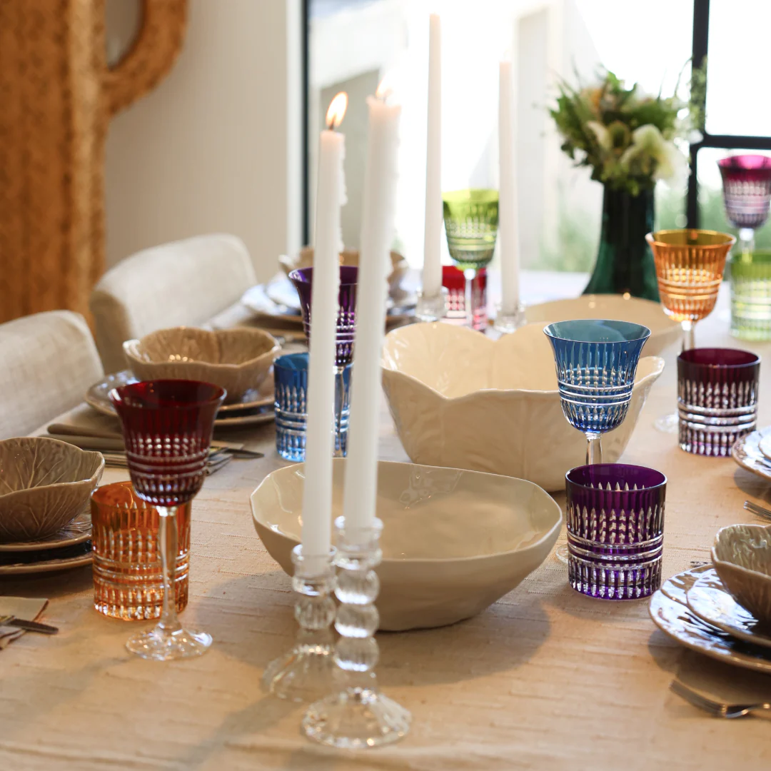 Lines Colored Wine Glasses, Set of 6 - Image 7