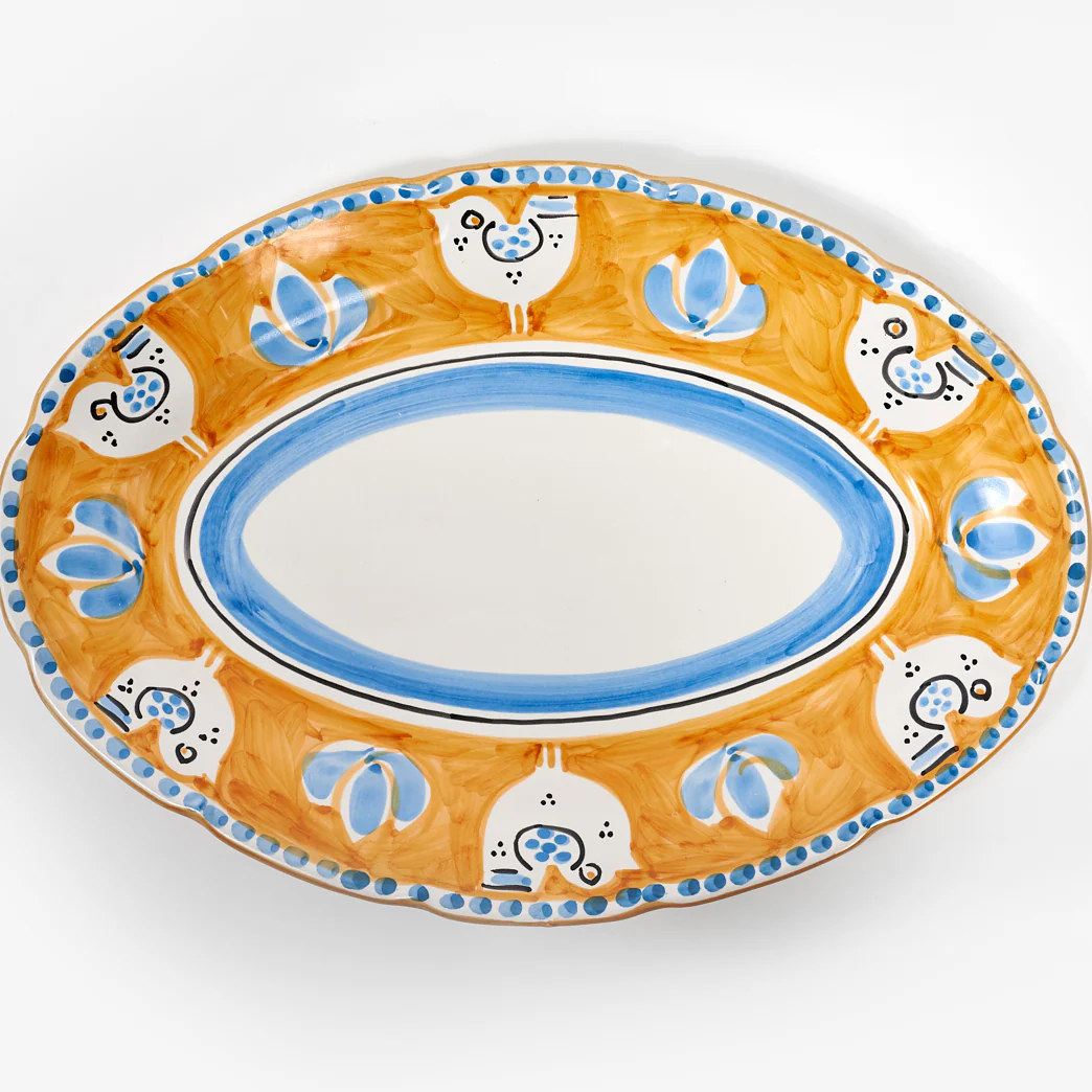 Campagna Colorful Oval Platter Large - Image 3