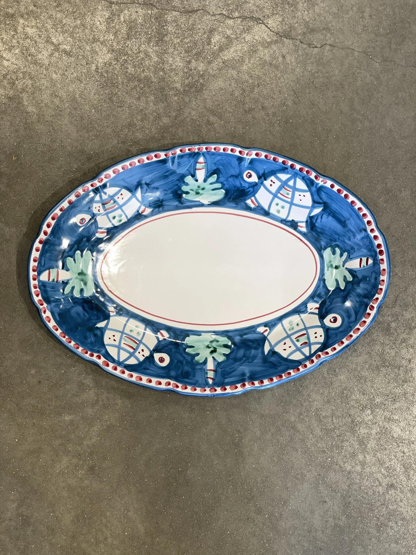 Campagna Colorful Oval Platter Large - Image 4