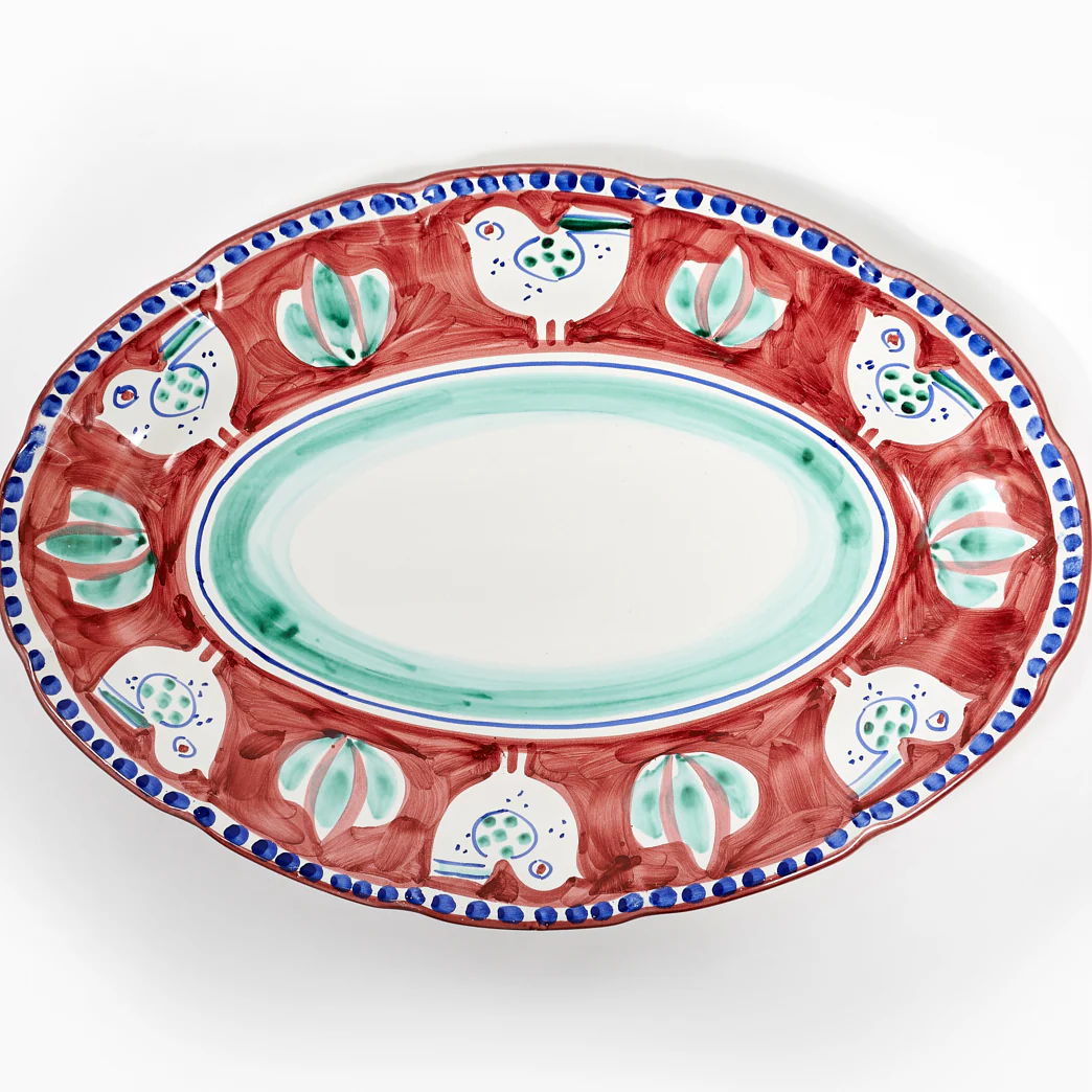 Campagna Colorful Oval Platter Large - Image 6