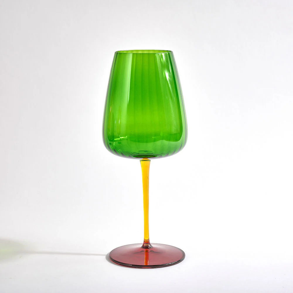 Colored Wine Glasses, Set of 4 - Image 3