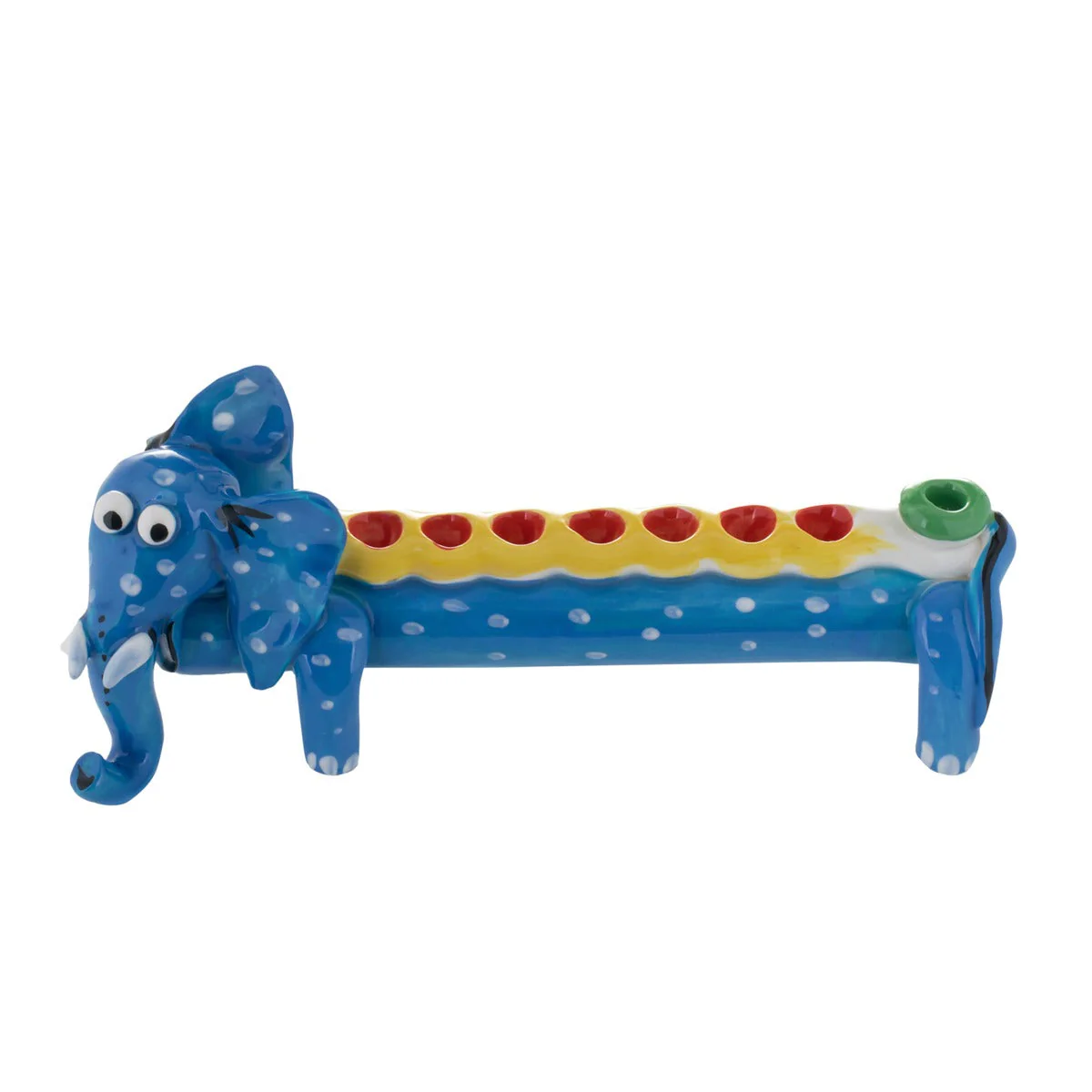 Colorful Hanukkiah Dog Black - Image 5