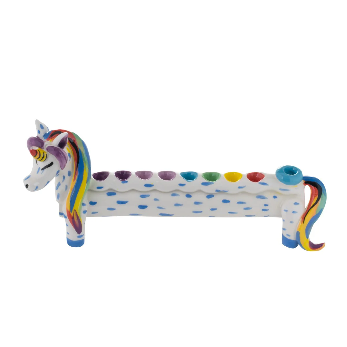 Colorful Hanukkiah Red Dog - Image 4