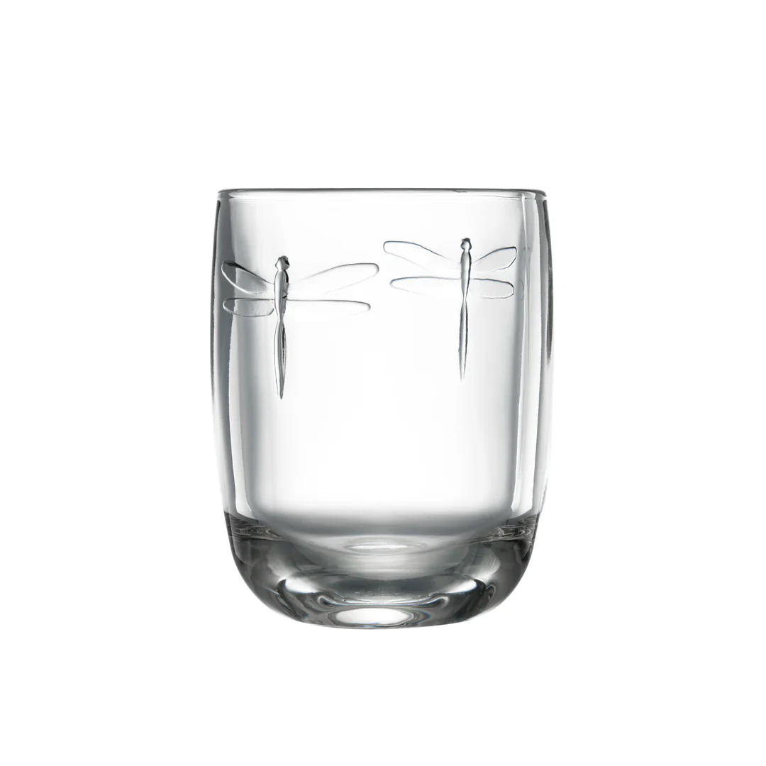 Dragon Fly Drinking Glass