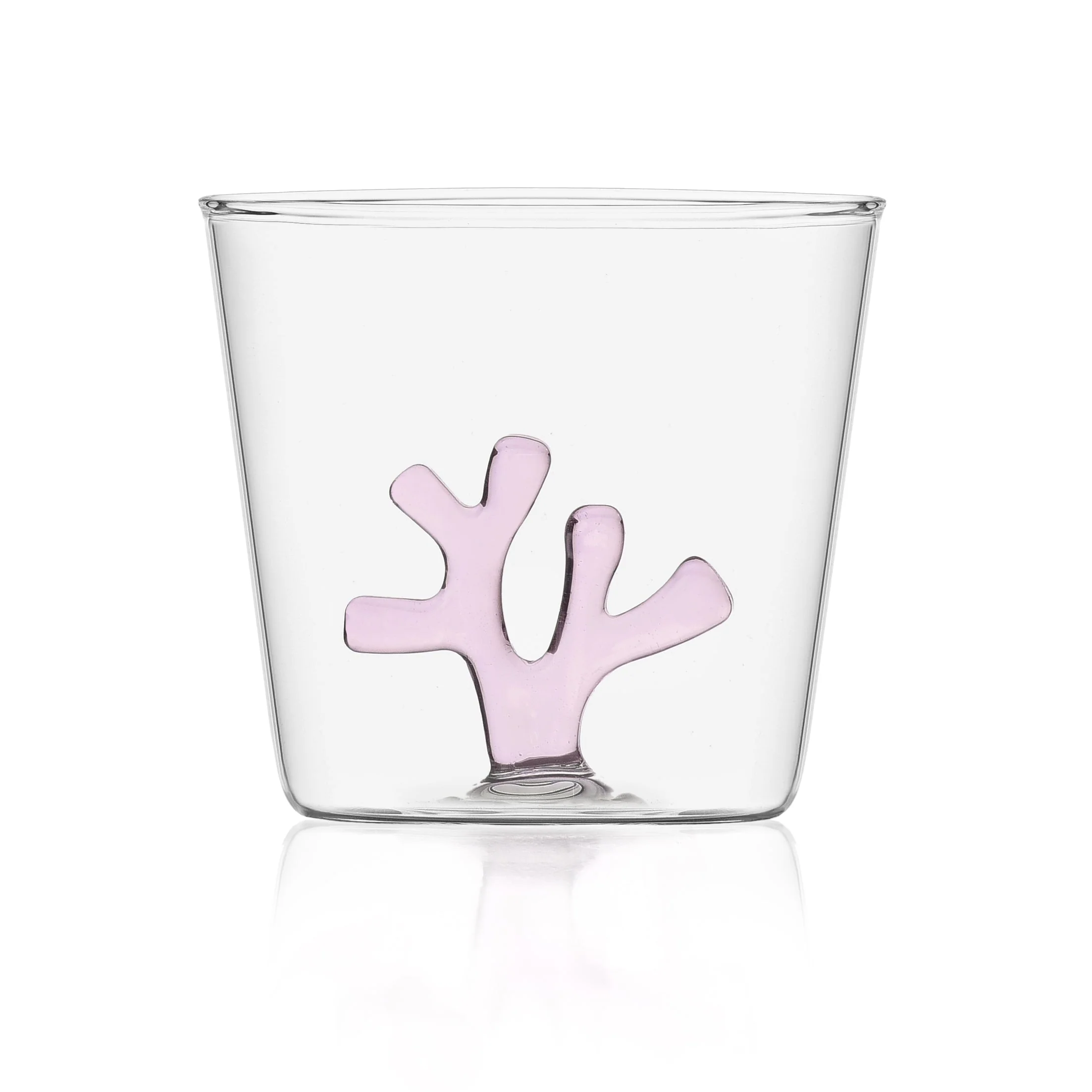 Drinking Glass Green Coral - Image 4