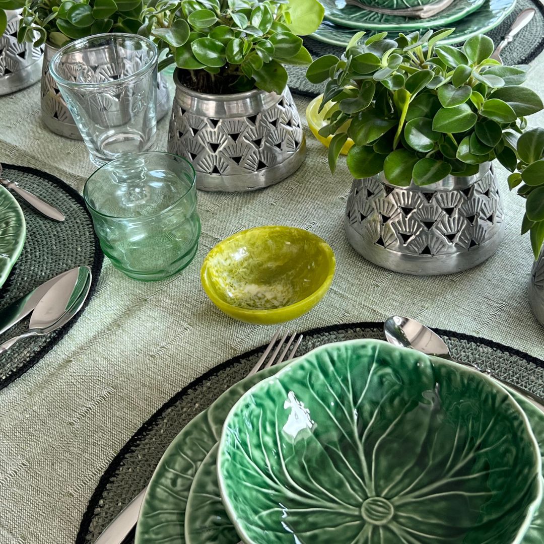Verde Cabbage Dinner Plate Green - Image 5