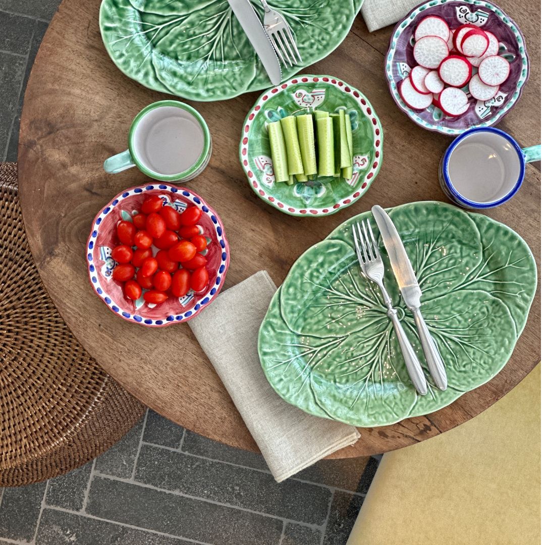 Verde Cabbage Oval Platter 32cm Green - Image 2