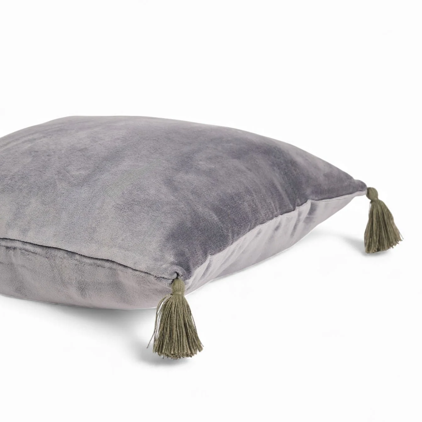Light Blue Velvet Cushion - 45X45 cm - Image 4