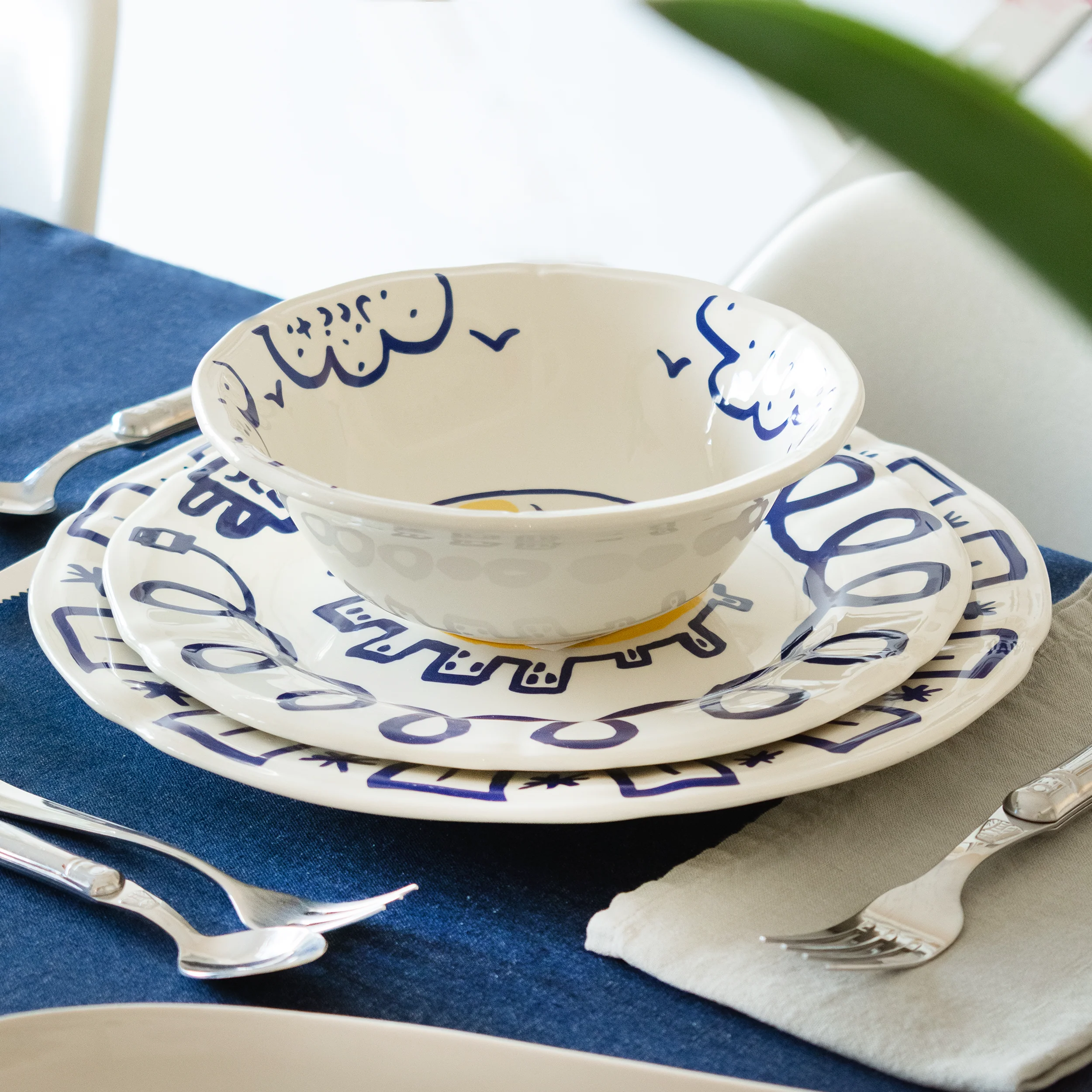 Castelbajac Dinner Set – 6 Starters & 6 Main Courses - Image 5