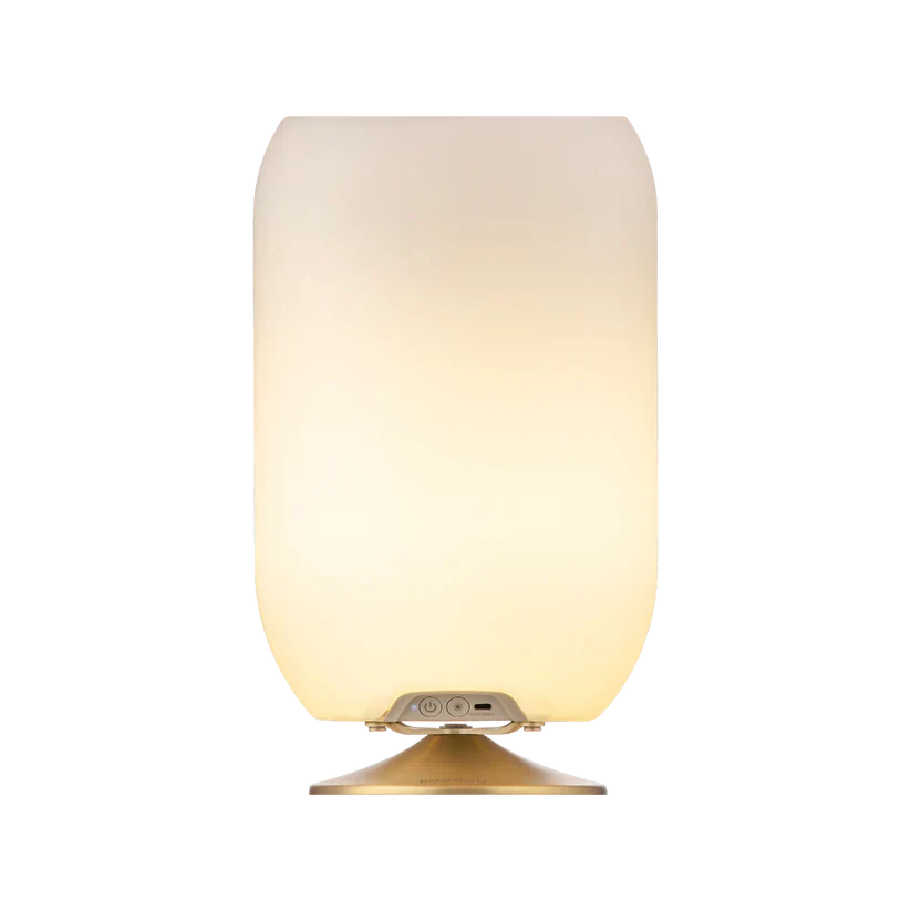 Kooduu Atmos Table Lamp, Bottle Holder and Bluetooth Speaker- Brass - Image 3