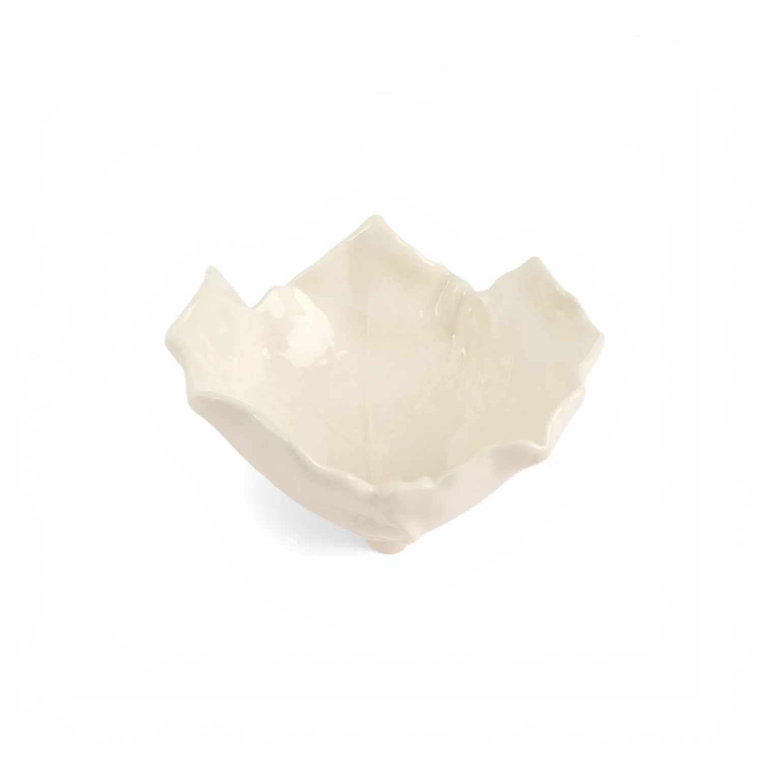 Leaf Footed Bowl 13 cm - Green - Image 6