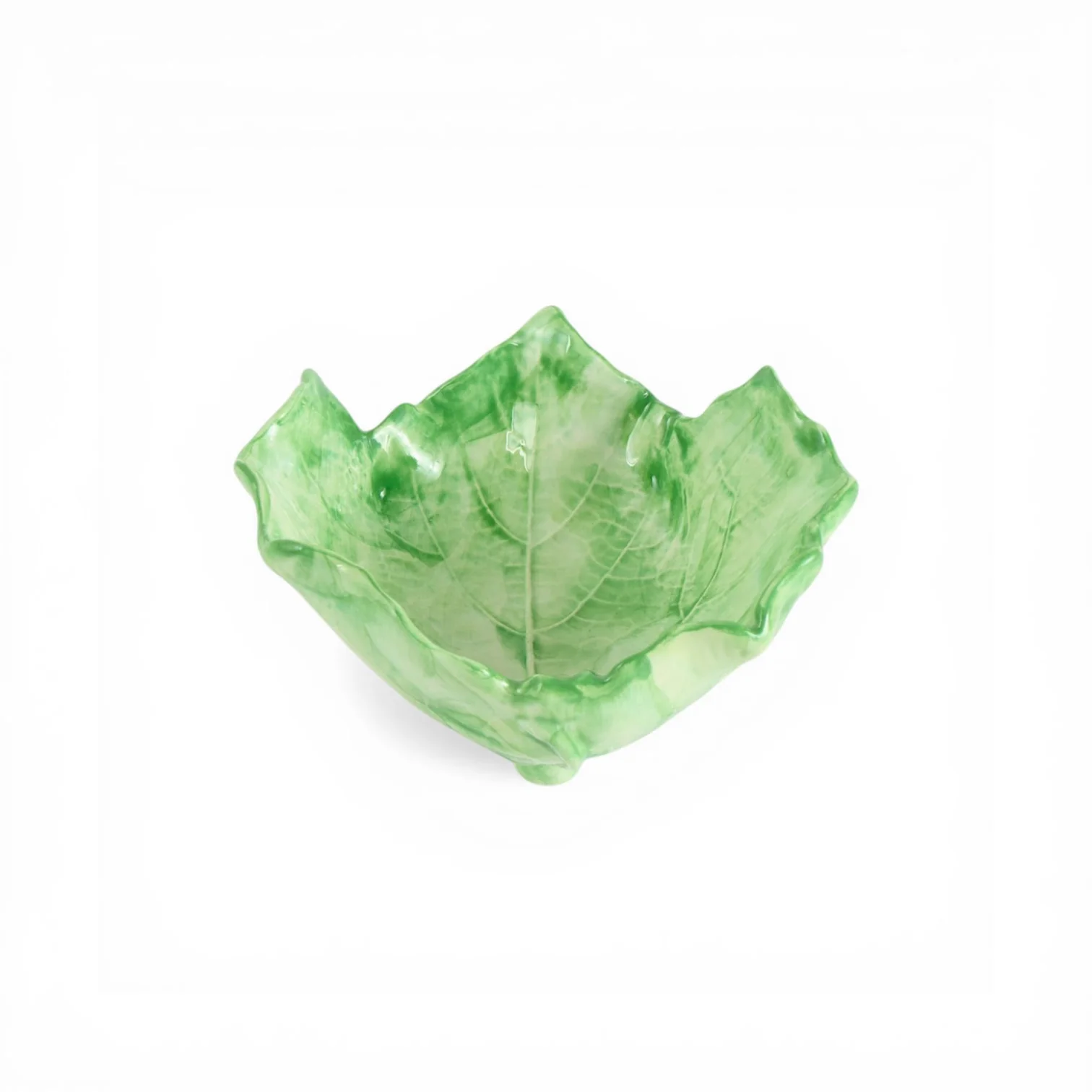 Leaf Footed Bowl 13 cm - White - Image 5