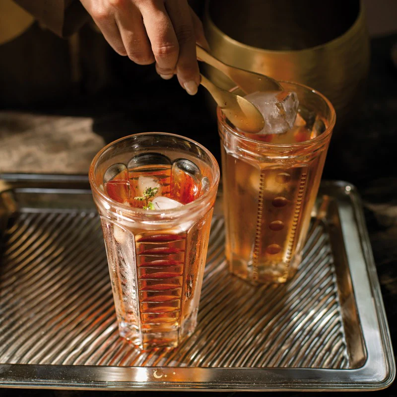 Set of 4 Tall Drinking Glasses - Image 3