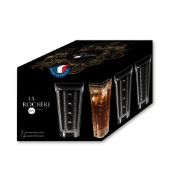 Set of 4 Tall Drinking Glasses - Image 4