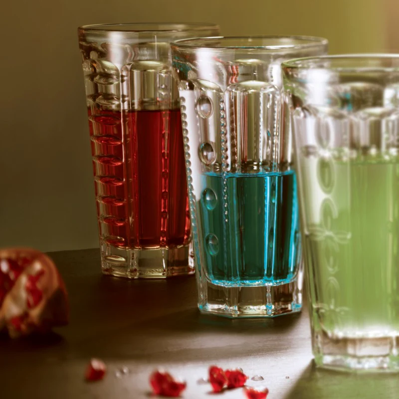 Set of 4 Tall Drinking Glasses - Image 6