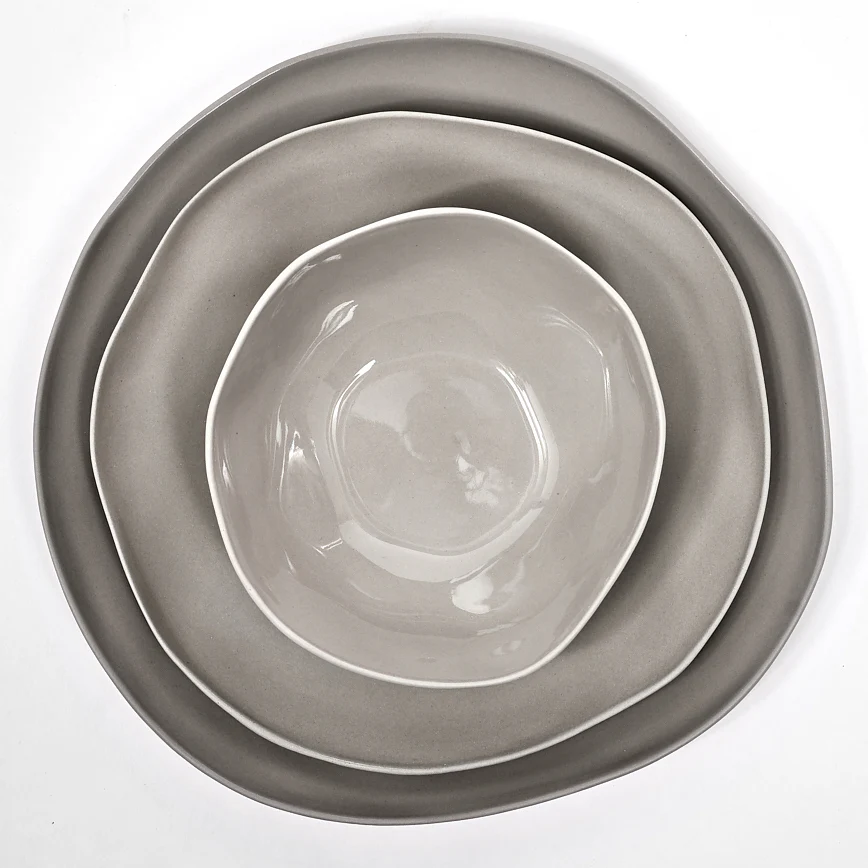 Organic Stoneware Dinnerware, Place Setting - Image 5