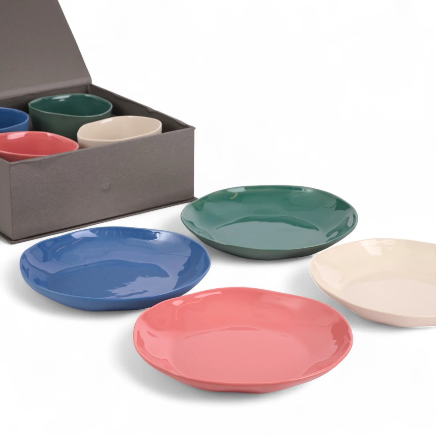 Organic Stoneware Dessert Plate - 16 cm - Image 5