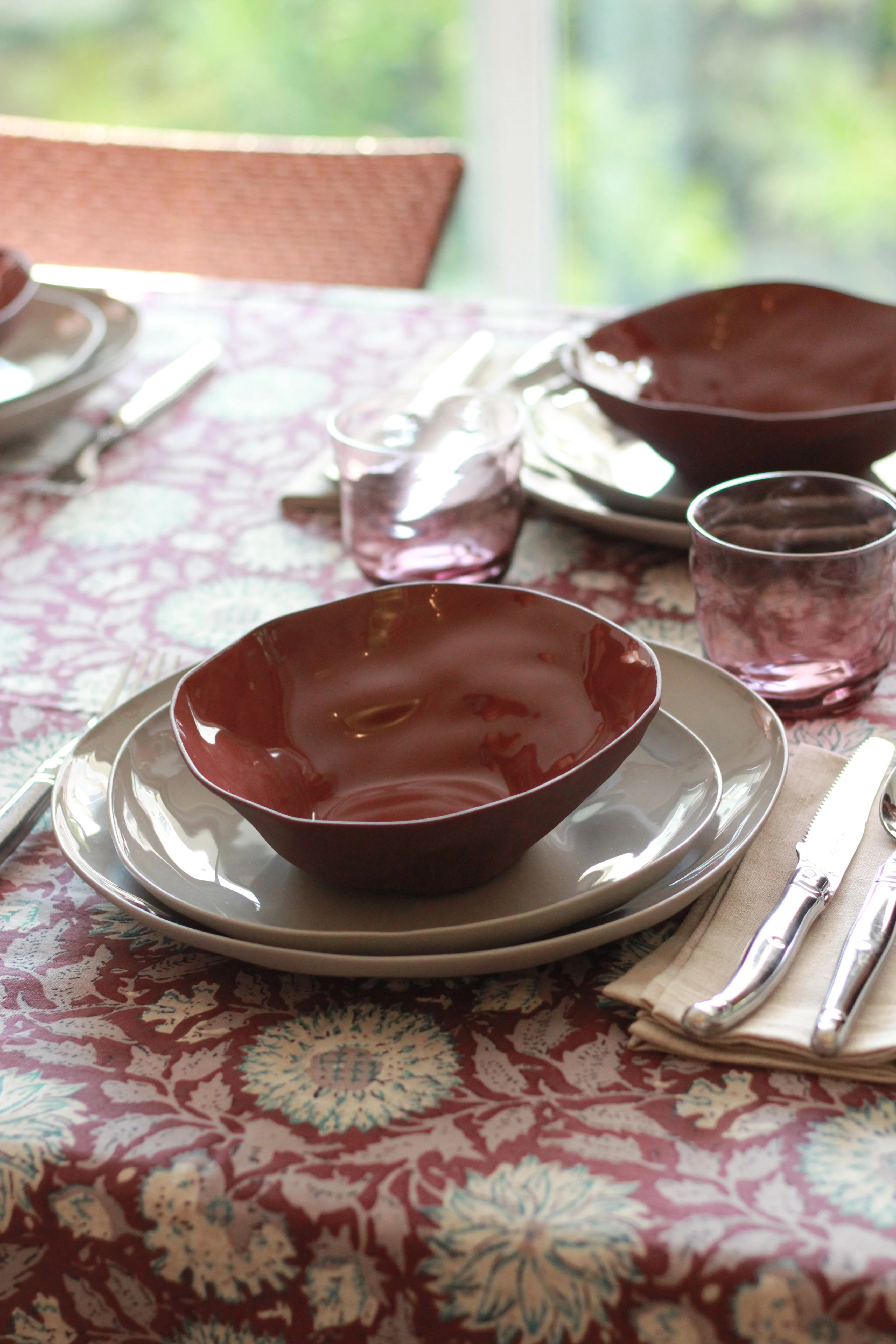 Organic Stoneware Soup/Small Serving Bowl - Image 5