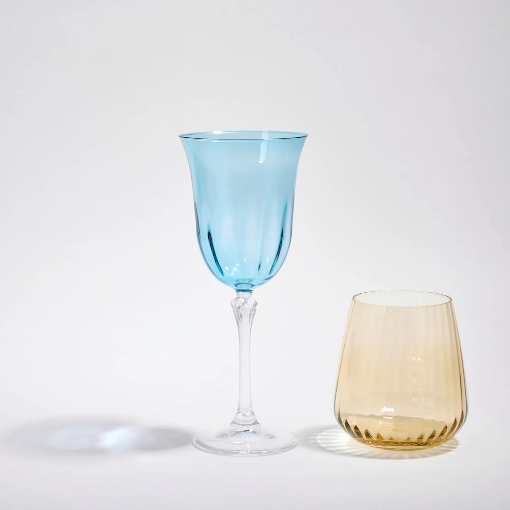 Pastel Colored Wine Glasses, Set of 6 - Image 4