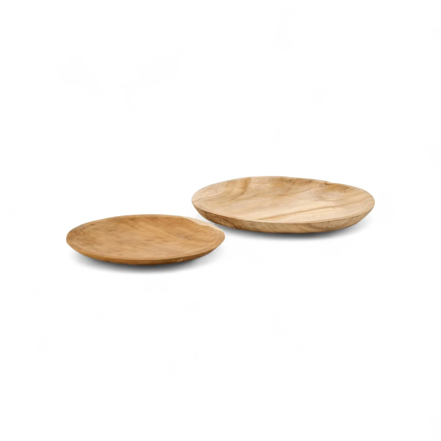 Round Teak serving Platter - Image 3
