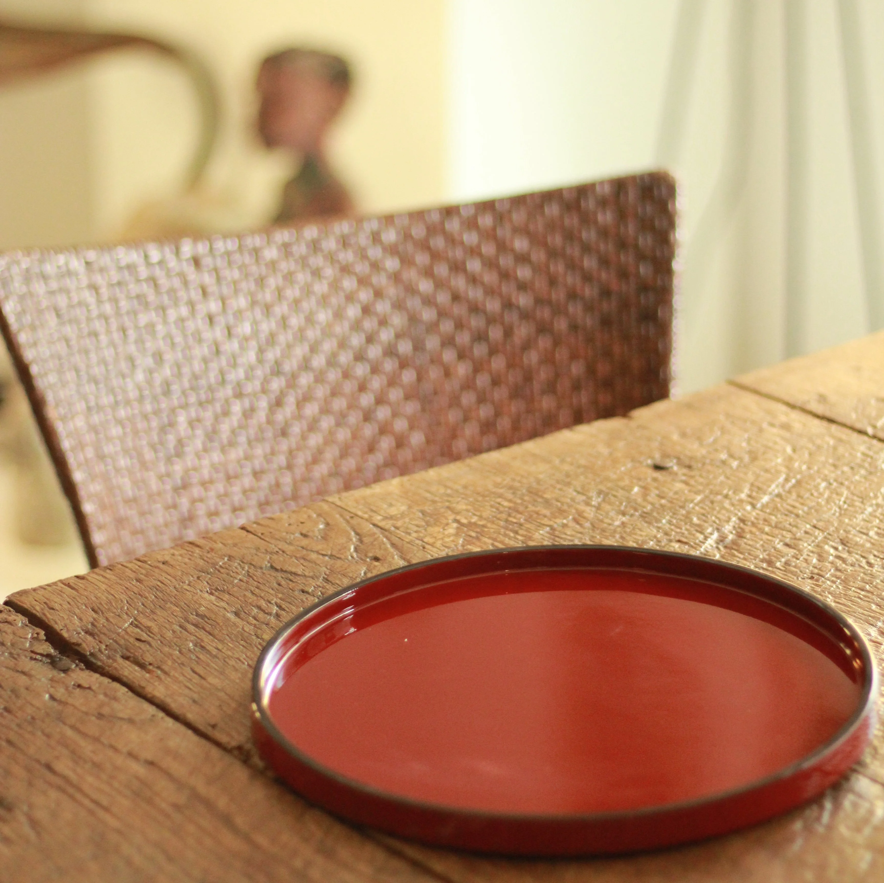 Small Round Tray 25cm- Blue - Image 3
