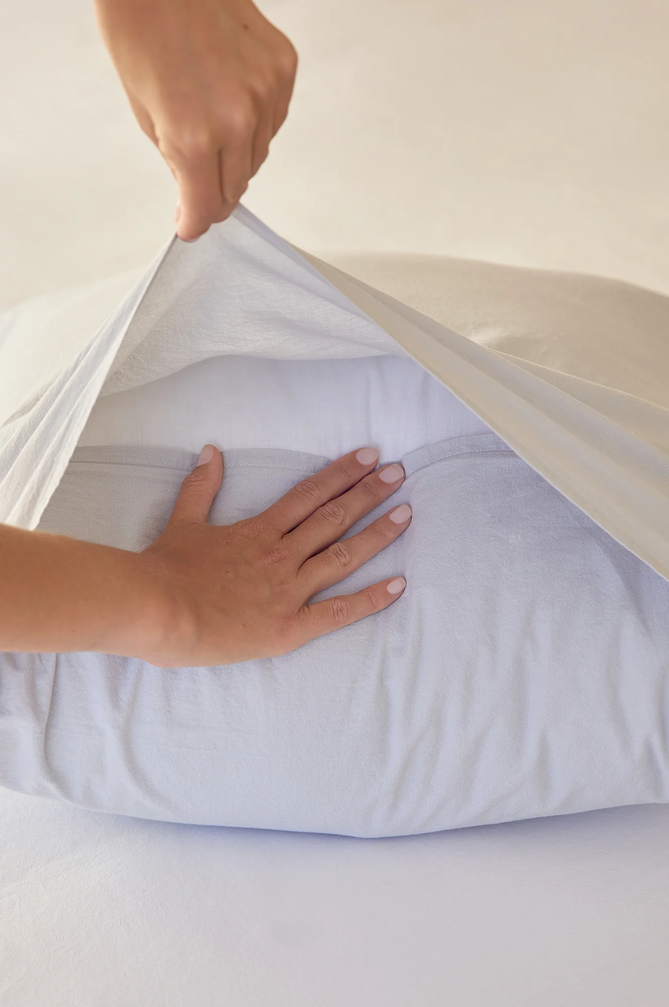 White Bed Sheets 180X200cm - Image 3