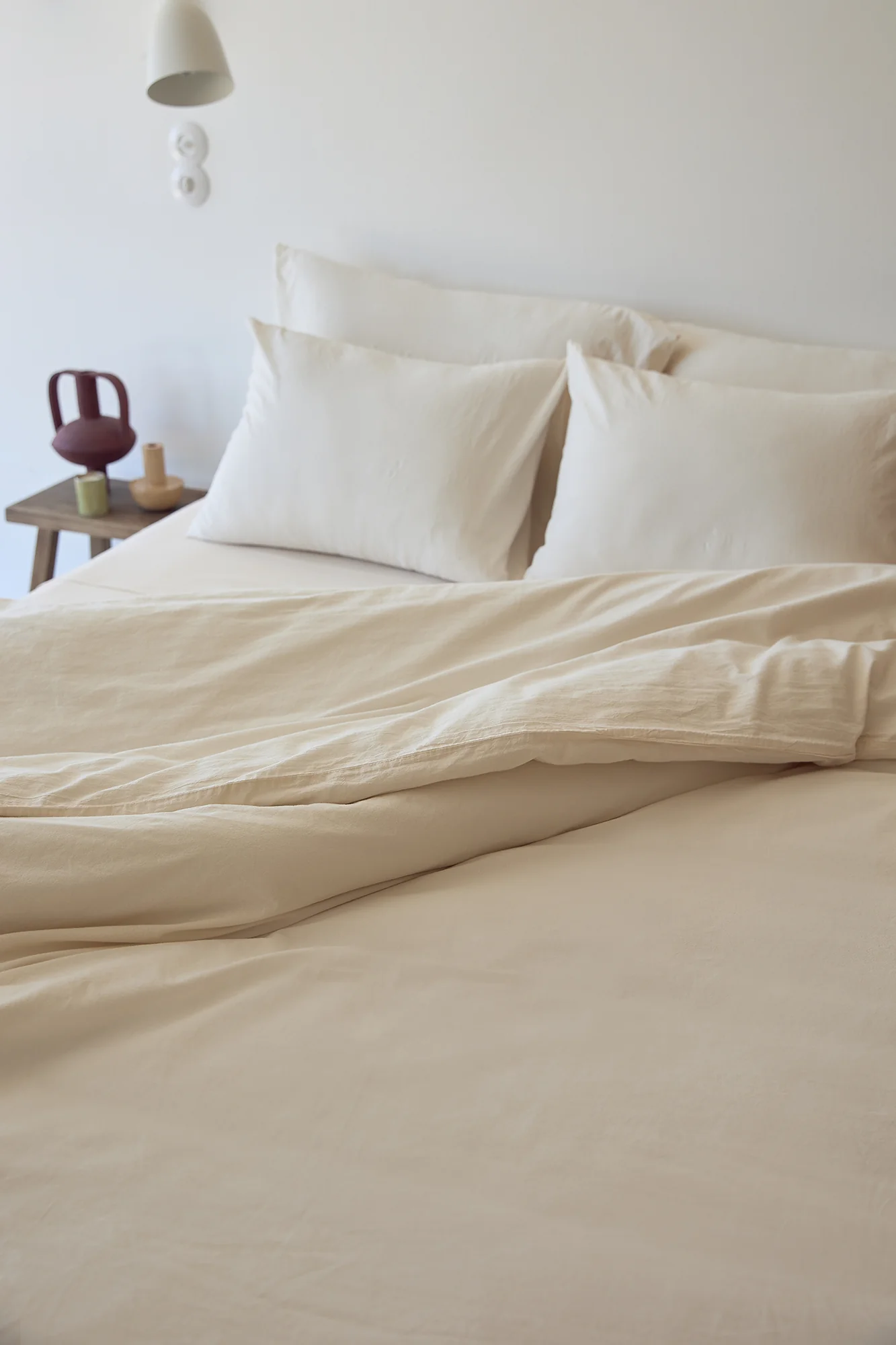 White Bed Sheets 180X200cm - Image 4